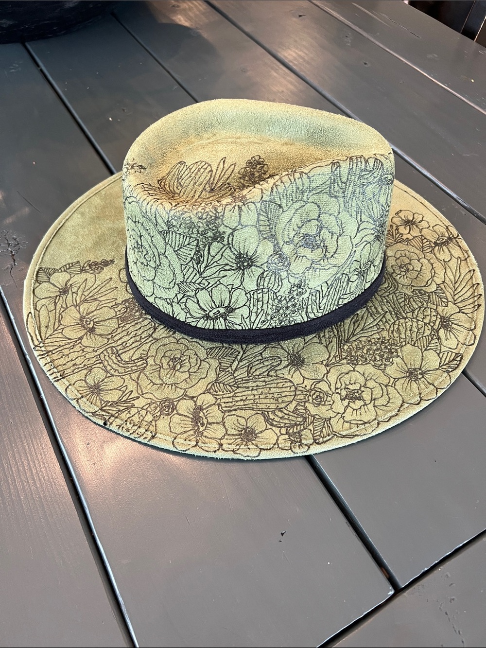 Burned Teardrop Rancher Hat